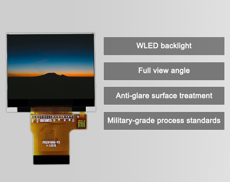 Διεπαφή Polcd MCU SPI RGB Μικρή μονάδα LCD Χωρητική έγχρωμη οθόνη αφής 2,3 ιντσών