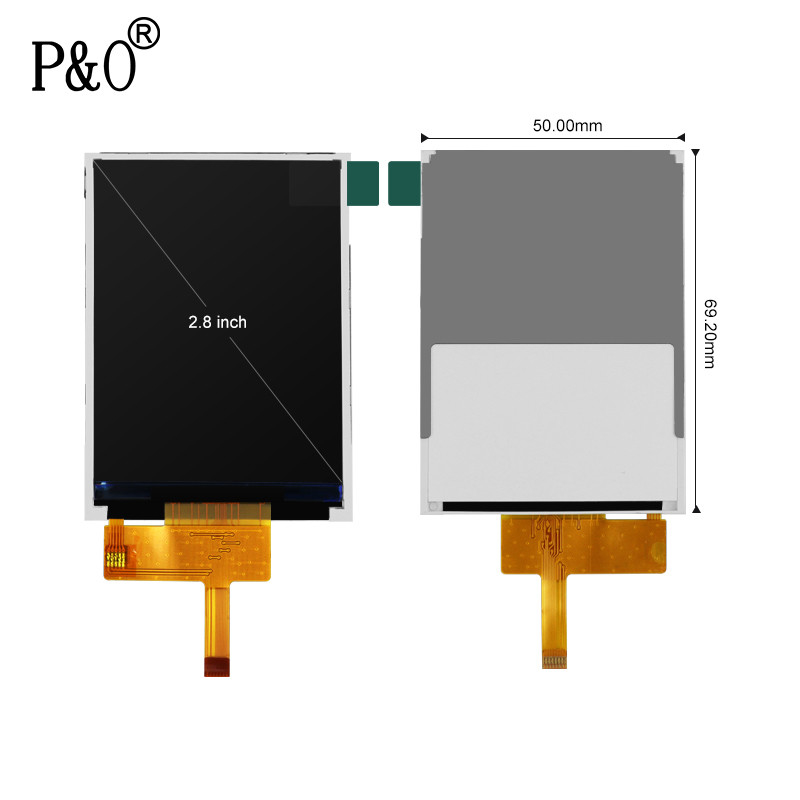 Polcd 40 Pin Οθόνη αφής LCD Οθόνη 240x320, MCU FPC 2,8 ιντσών TFT LCD οθόνη αφής