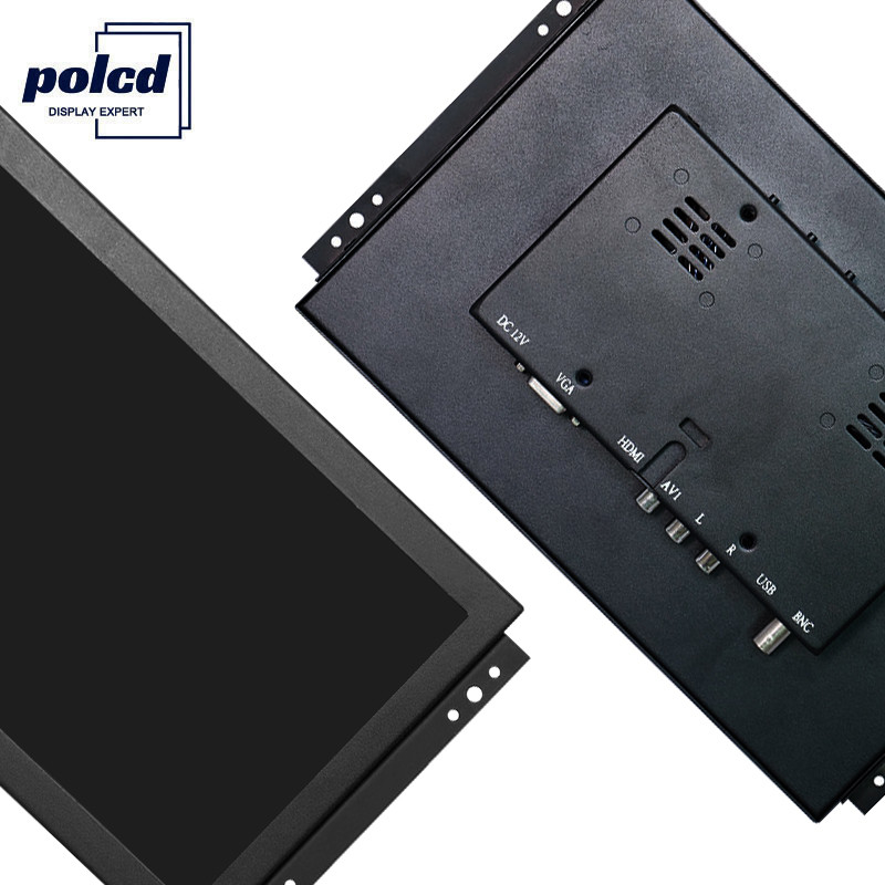 Polcd Industrial 10 ιντσών χωρητική οθόνη αφής VGA υπολογιστή Οθόνη LCD Ανοιχτό πλαίσιο