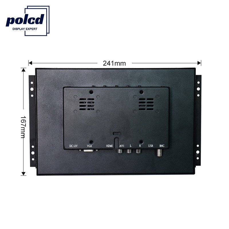 Προσαρμοσμένη οθόνη LED LCD 10,4 ιντσών Polcd VGA Οθόνη ανοιχτού πλαισίου για βιομηχανική χρήση