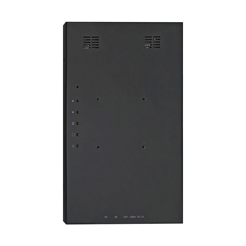 Polcd VGA HDMI Μαύρη φορητή οθόνη LCD Ανάλυση οθόνης LED προσαρμοσμένης ίντσας