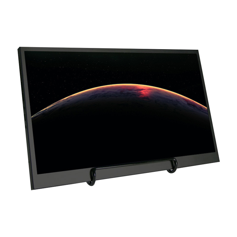 Polcd VGA HDMI Μαύρη φορητή οθόνη LCD Ανάλυση οθόνης LED προσαρμοσμένης ίντσας