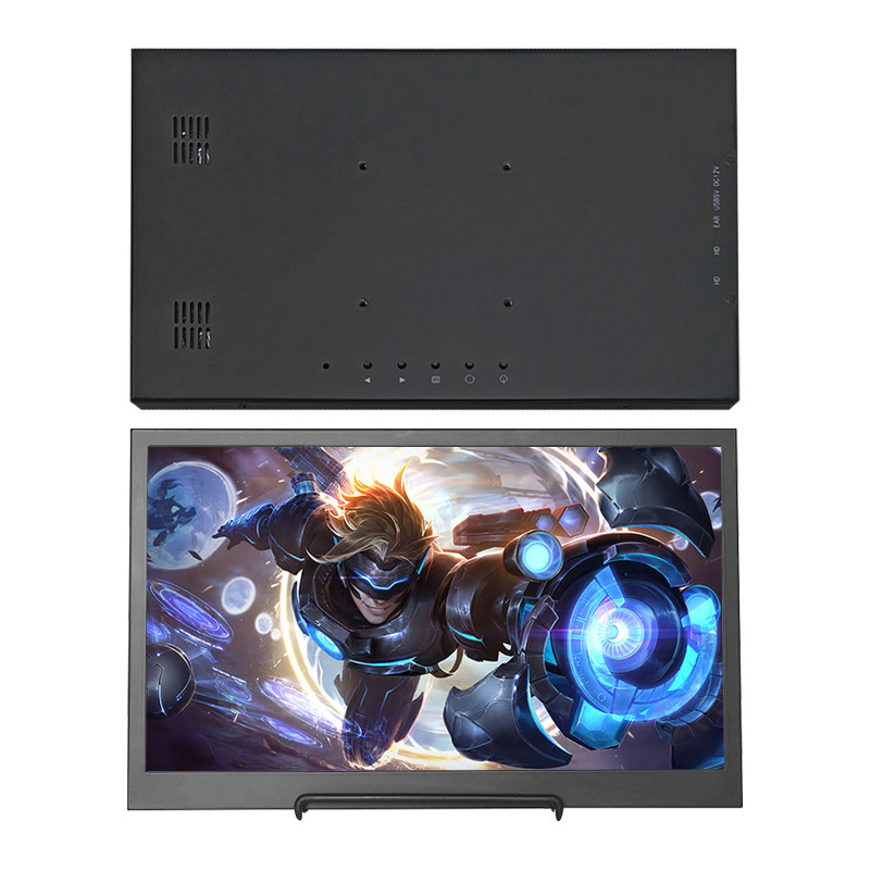 Polcd Φορητή οθόνη LCD διπλής θύρας C 15,6 ιντσών Οθόνη LED 3840x2160