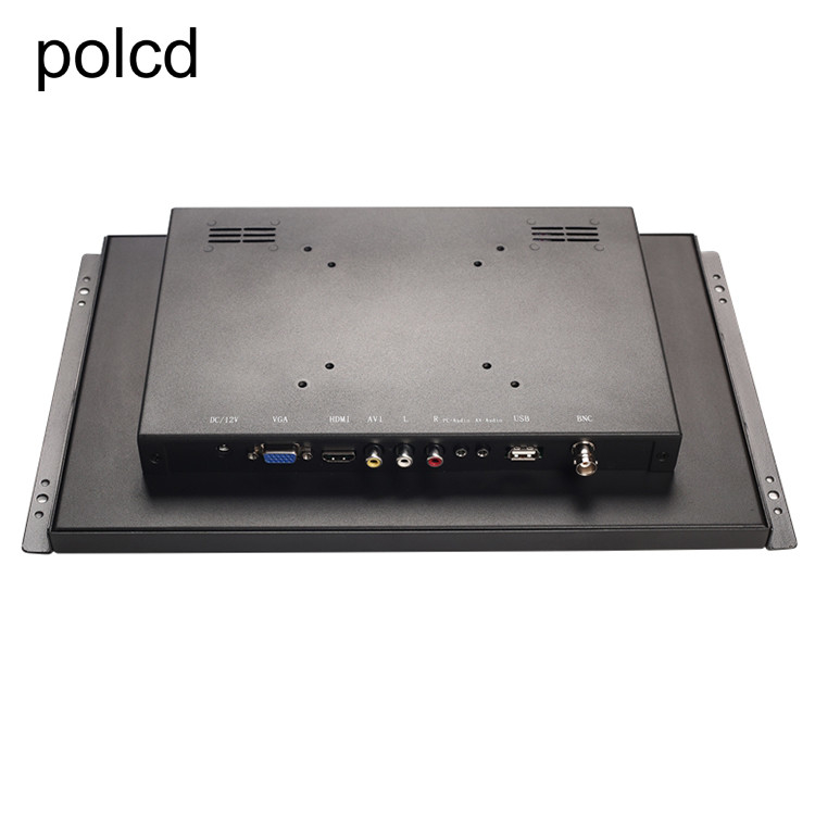 Polcd 14 βιομηχανικό LCD μετάλλων ίντσας πλήρες HD 1920x1080 όργανο ελέγχου περίπτωσης με το ανοικτό πλαίσιο