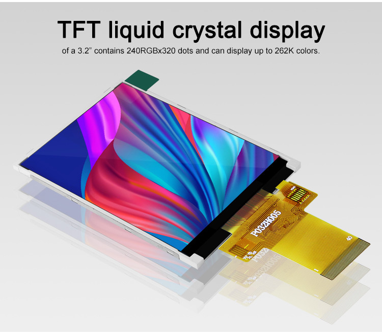 Polcd 3,5 ιντσών 240x320 μεγέθους pixel Μικρή οθόνη TFT 320x480 ILI9488 Driver IC