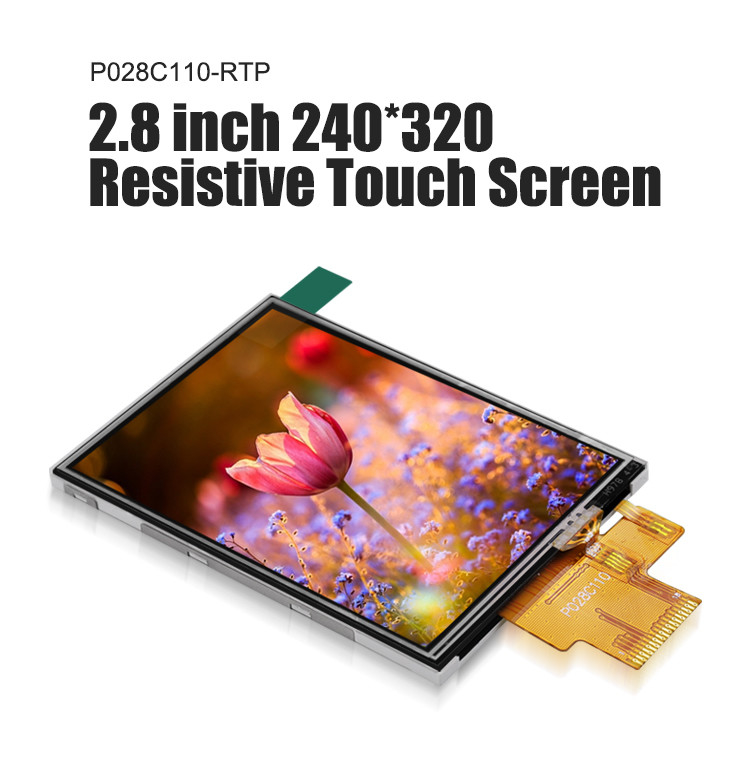 Polcd 260 Nit 240x320 LCD 2,8 ιντσών ST7789V Πίνακας αφής LCD 4 Wire SPI