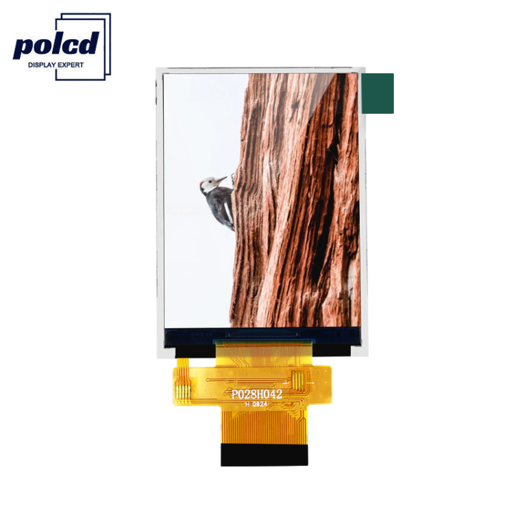 Polcd MCU 8 bit 2,8 μονάδα LCD 57,6 Mm Οθόνη αφής Μονάδα 12 0'CLOCK