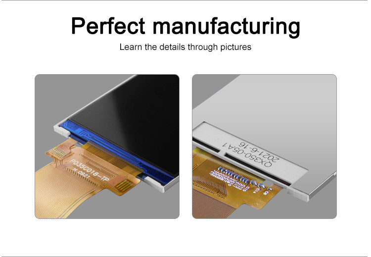 3.5 ιντσών LCD Panel Module 320x480 Rgb Spi Interface Full Color Tft Lcm Display Polcd