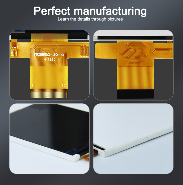 Polcd MCU 9 BIT 2,8 ιντσών οθόνη LCD Tft 240X320 Tft Έγχρωμη οθόνη Εμπορική