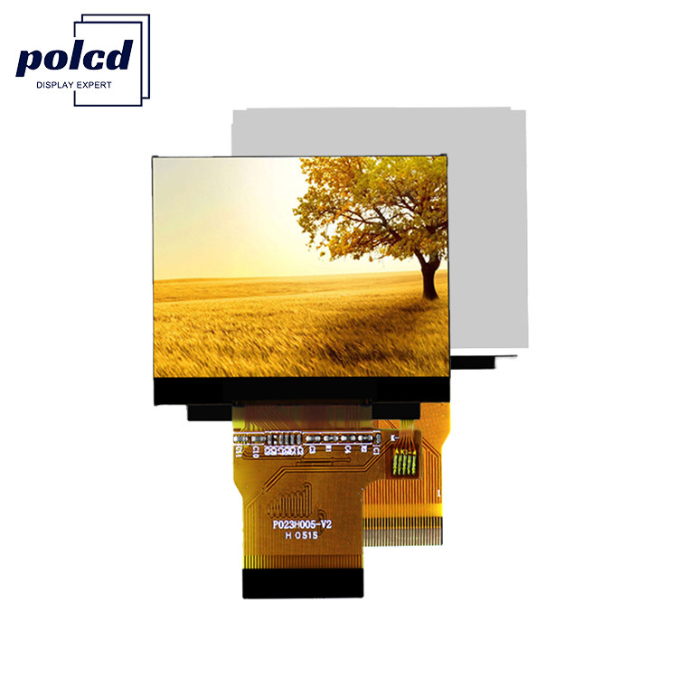 Polcd χρώμα 262K 2,31 ίντσες τετραγωνική οθόνη 300 Nit 320x240 tft οθόνη lcd