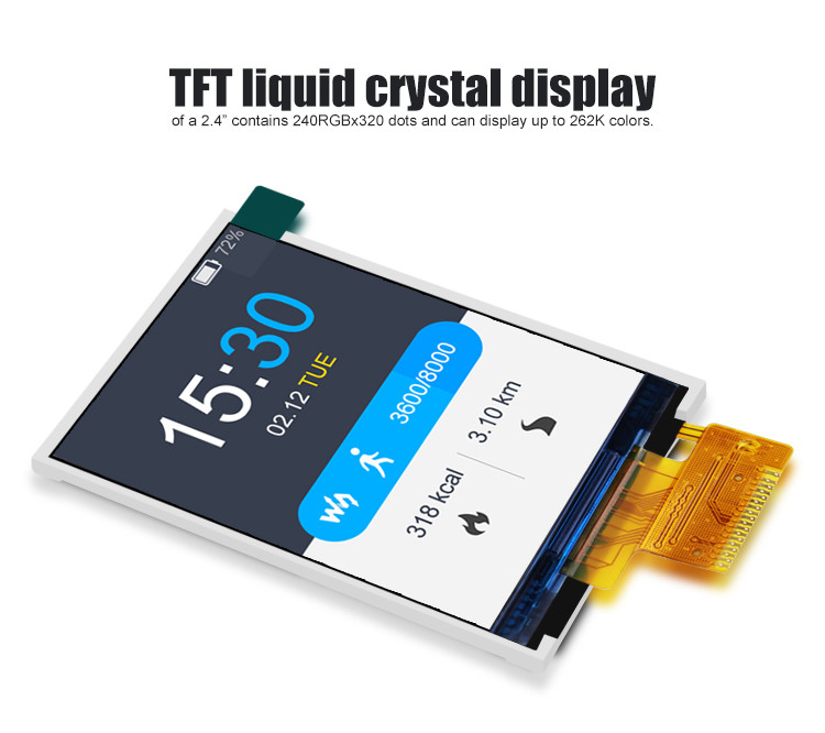 Polcd 300 Nit 2,4 Tft Spi 240x320 3 Wire 2 Line Spi Lcd Module Tft