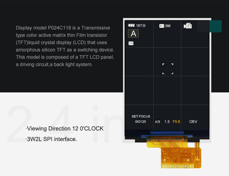 Polcd 300 Nit 2,4 Tft Spi 240x320 3 Wire 2 Line Spi Lcd Module Tft