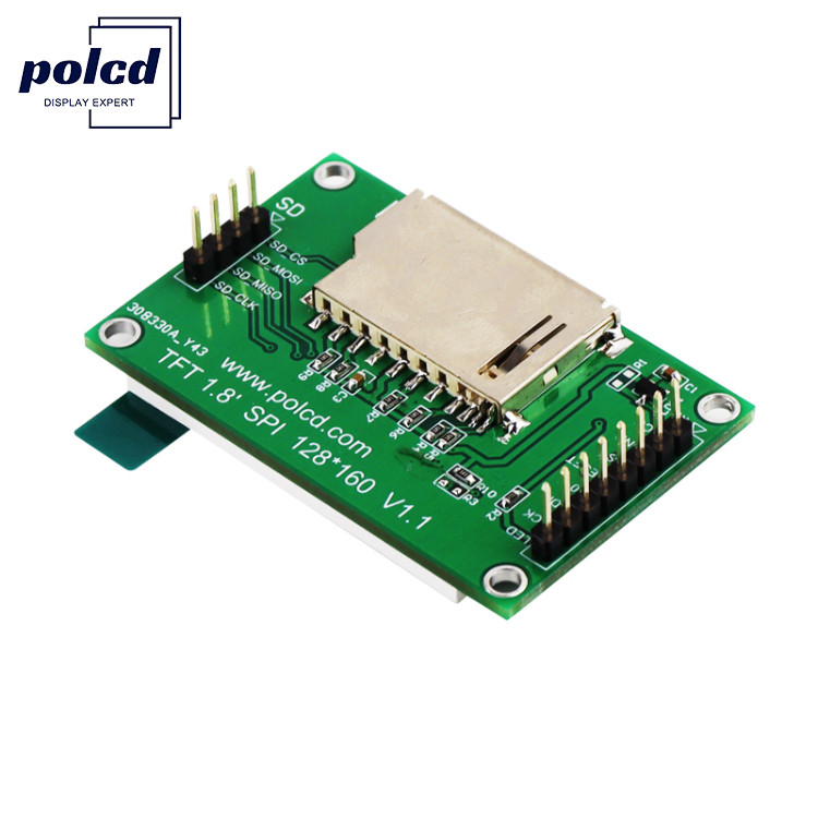 Polcd ST7262 1,77 ιντσών 24 bit LCD 128X160 TFT Οθόνη αφής 300 Nit