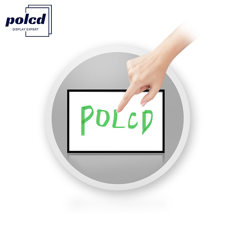 Polcd 8 ιντσών Multitouch Mirror Glass Display Βιομηχανική εξατομικευμένη χωρητική οθόνη αφής LCD