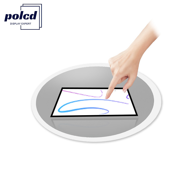 Polcd 8 ιντσών Multitouch Mirror Glass Display Βιομηχανική εξατομικευμένη χωρητική οθόνη αφής LCD