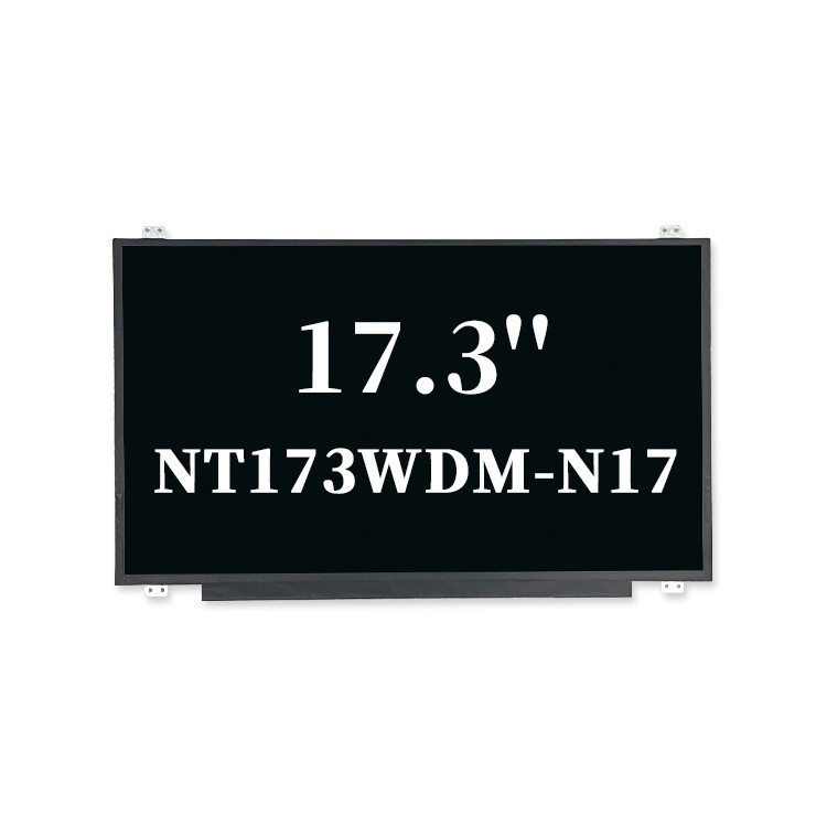 17.3 ίντσες Tft Lcm Μονάδα Αρχική NT173WDM-N17 30pin 220 Nit 1600x900 EDP LED οθόνη φορητού υπολογιστή