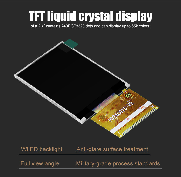 Polcd ILI9341V TFT LCD Module 2,4 Inch Tft Spi 240x320 8080 MCU 8 Bit
