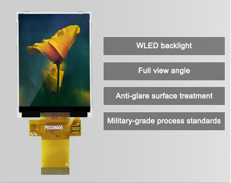 Polcd 12 0'CLOCK 3,2 ιντσών Tft Lcd ILI9341V TFT LCD Module 240X320