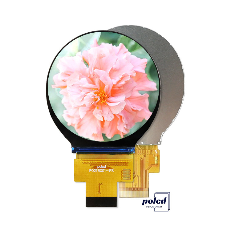 Polcd 2,1 ιντσών IPS Μικρή στρογγυλή οθόνη LCD 480*480 Mipi διεπαφή ST7701S Κύκλος Κύκλος TFT οθόνη