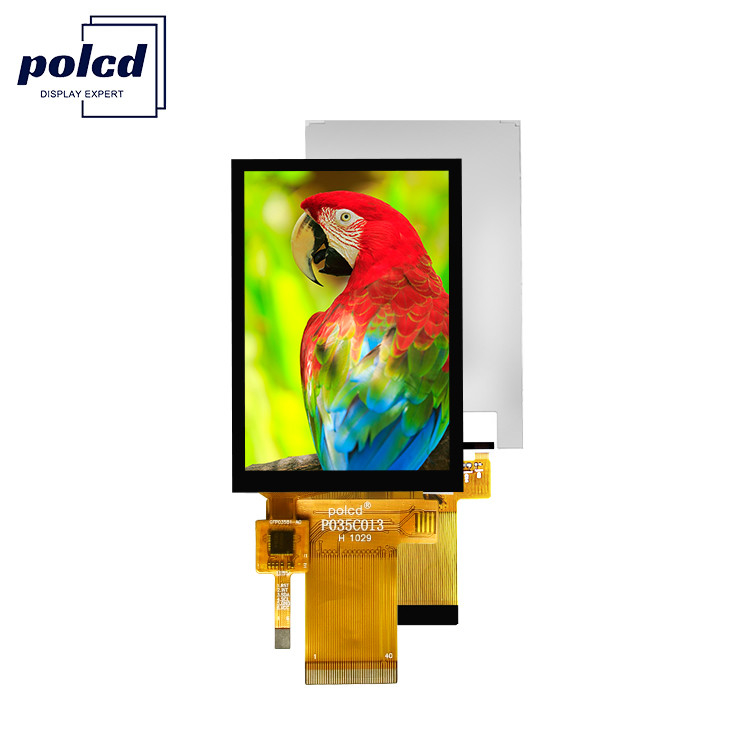Polcd 3,5 ιντσών TFT υψηλής ανάλυσης 320*480 MCU SPI Παράλληλη διεπαφή χωρητική οθόνη αφής Πίνακα οθόνης LCD