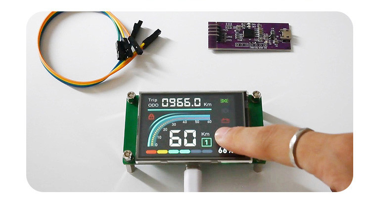 Polcd 2.4 ιντσών Tft Lcd Module 240*320 Hmi Uart Port Smart Lcd Display Βιομηχανική αντίσταση οθόνη αφής