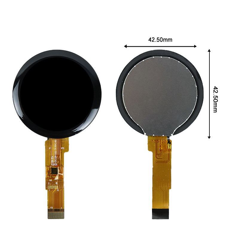 Polcd Στρογγυλό 240*240 1,28 1,3 ιντσών αφής Tft LCD οθόνη SPI Διασύνδεση GC9A01 Διοικητής IC IPS οθόνη