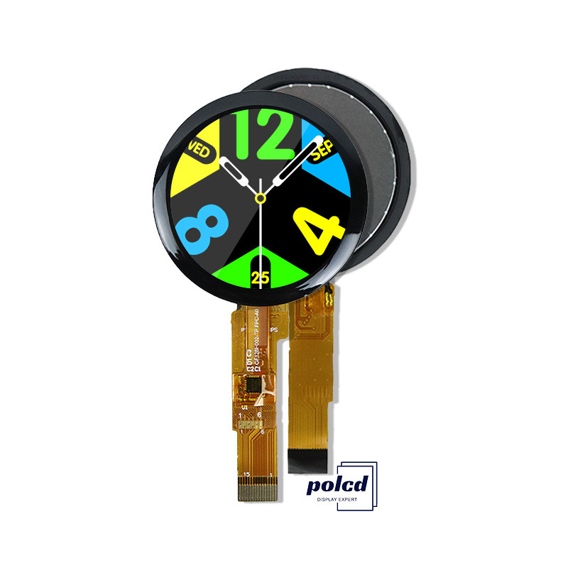 Polcd Στρογγυλό 240*240 1,28 1,3 ιντσών αφής Tft LCD οθόνη SPI Διασύνδεση GC9A01 Διοικητής IC IPS οθόνη