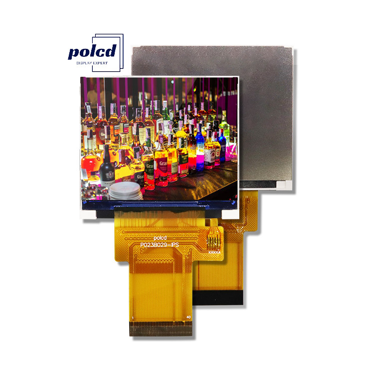 Polcd Μικρό 2.3 ιντσών 480x360 Υψηλής Ανάλυσης RGB Χρώμα IPS Κουφήνα Επισκόπησης Τοπίο TFT οθόνη LCD