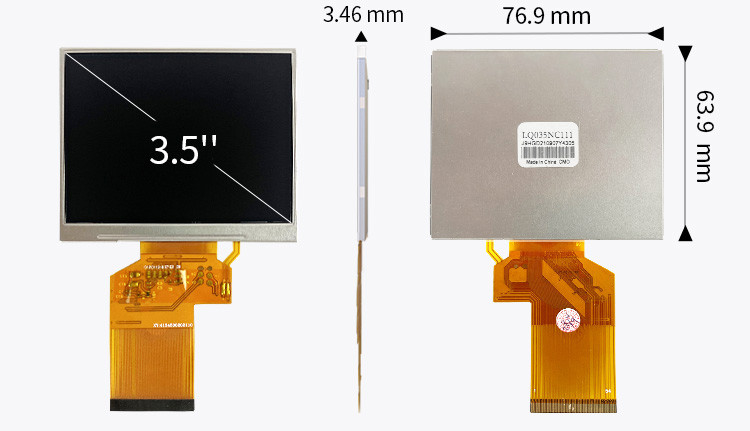 LQ035NC111 3,5 ιντσών LCD Μοντέλο 320x240 Rgb Spi διεπαφή 54 πινς Χρωματική οθόνη TFT