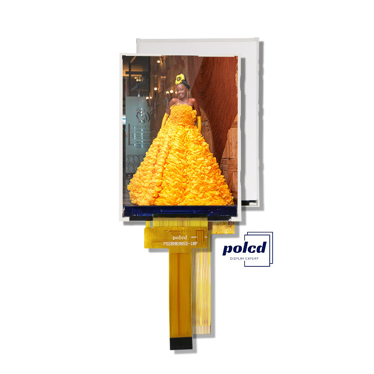 Polcd 2,8 ιντσών Tft οθόνη οθόνης JD9853 240 * 320 Ανάλυση 18pin 200nits TFT LCD Μονάδα