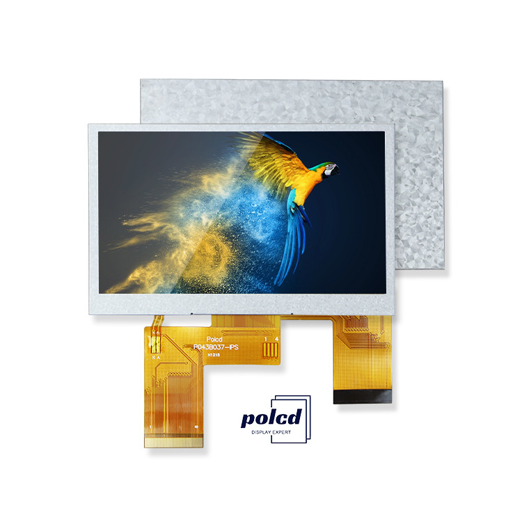 Polcd 4.3 ίντσες 400 φωτεινότητα 480x272 LCD IPS οθόνη NV3041A ic MCU SPI Interface TFT οθόνη
