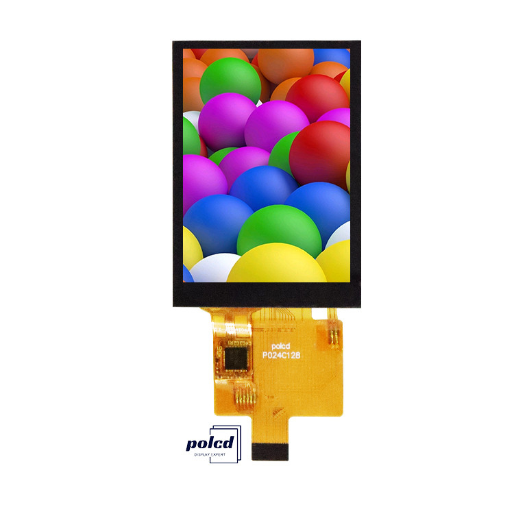 Polcd 2,4 ιντσών Μεταδοτικό 240x320 φωτεινότητα 260 driver ic ST7789V Διασύνδεση 4 γραμμής σειριακή TFT LCD