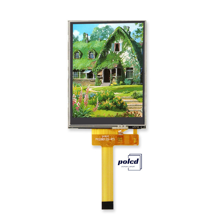 Polcd Μικρό 2,8 ίντσες 240x320 14pin RTP Ανθεκτικό Πίνακα Αγγίγματος SPI διεπαφή ST7789V 2,8 