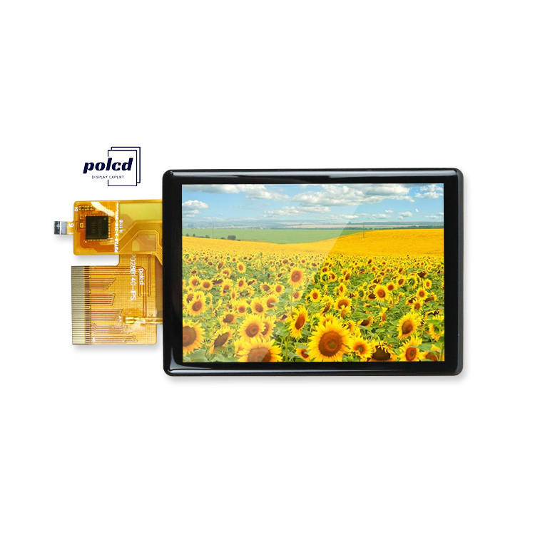 Polcd υψηλή φωτεινότητα 500nit 2,8 ιντσών οθόνη LCD 240x320 RGB διεπαφή IPS CTP χωρητική οθόνη αφής TFT