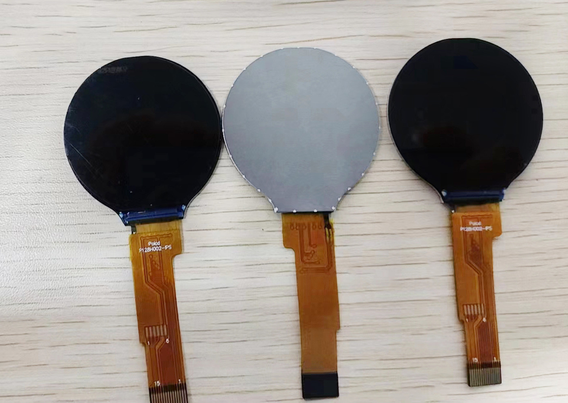 Polcd 1,28 ιντσών IPS κυκλική οθόνη LCD 240xRGBx240 ανάλυση Προσαρμοσμένη μονάδα TFT LCD για έξυπνα ρολόγια