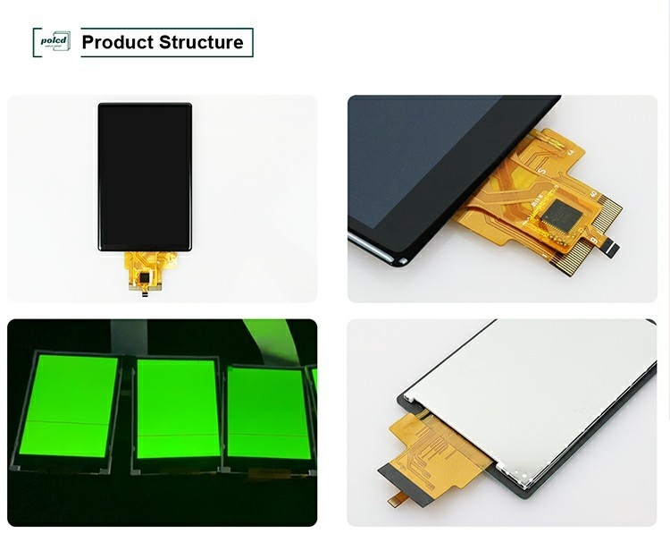 Polcd Custom 3,5 ιντσών 320x480 χωρητικό πάνελ αφής 500nit ST7796U IPS Tft LCD οθόνη