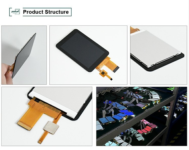 Polcd 3,5' 3,5 ιντσών SPI Διασύνδεση 320x480 Ανάλυση ST7796U Driver IC IPS TFT LCD Display Module
