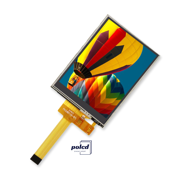 Polcd 2.8 ιντσών FPC 4-αγωγών SPI διεπαφή Οθόνη αφής 240x320 pixels TFT LCD Display Module