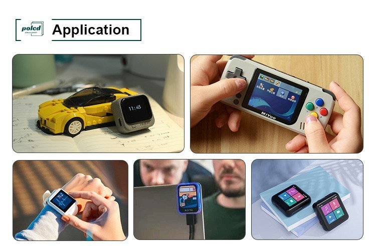 Polcd 1,69 ιντσών TFT Multi Capacitive Touch Screen 4 Line SPI 240x280 IPS LCD