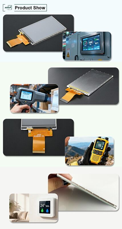 Polcd 3,95 ίντσες 320*480 LCD οθόνη RGB Interface ILI9488 40pin TFT Transmissive LCD Module