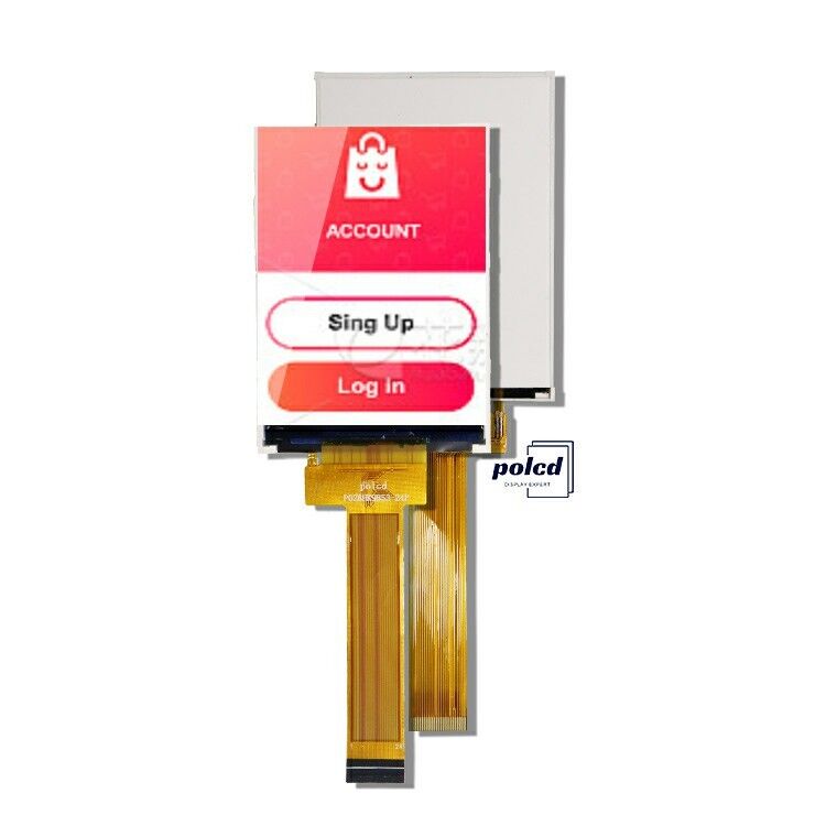 Polcd 2,8 ιντσών TFT οθόνη 240x320 IPS οθόνη υψηλής αντίθεσης 1200: 1 TFT οθόνης LCD μονάδα