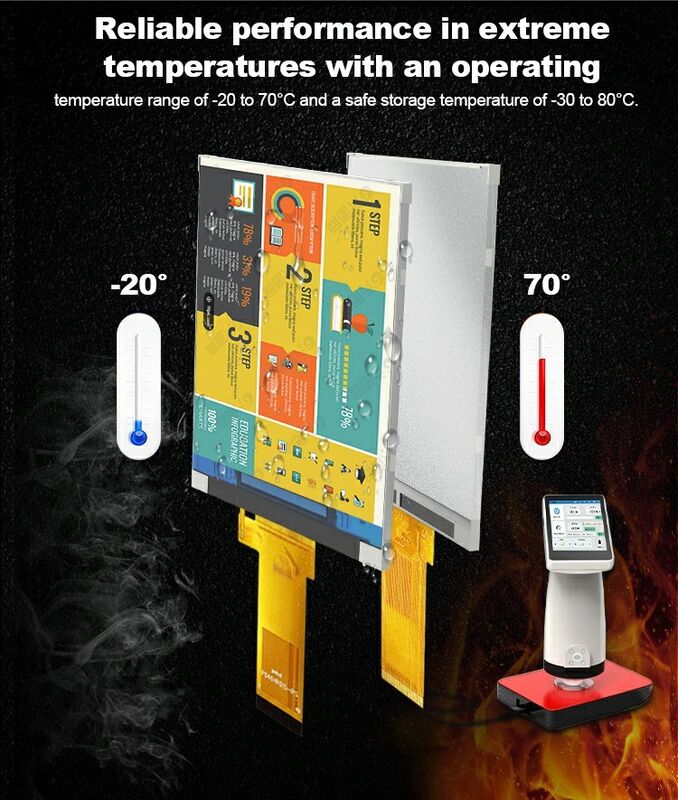 Polcd 4 ιντσών οθόνη LCD 480*RGB*800 κάθετη οθόνη -20~70 πλάτος λειτουργική θερμοκρασία βιομηχανική μονάδα LCD