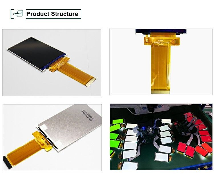 Polcd 3,5 ιντσών LCD οθόνη αφής οθόνη 320 * 480 SPI MCU διεπαφή IPS πλήρης οθόνης Μονάδα αφής