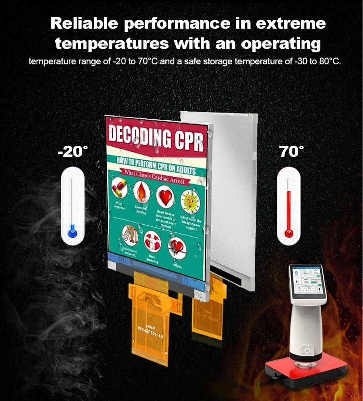 Polcd Custom 2.4 ιντσών 20 Pin Tft Lcd 240x320 Διαφλαστική έγχρωμη οθόνη με οθόνη Lcd ST7789T3