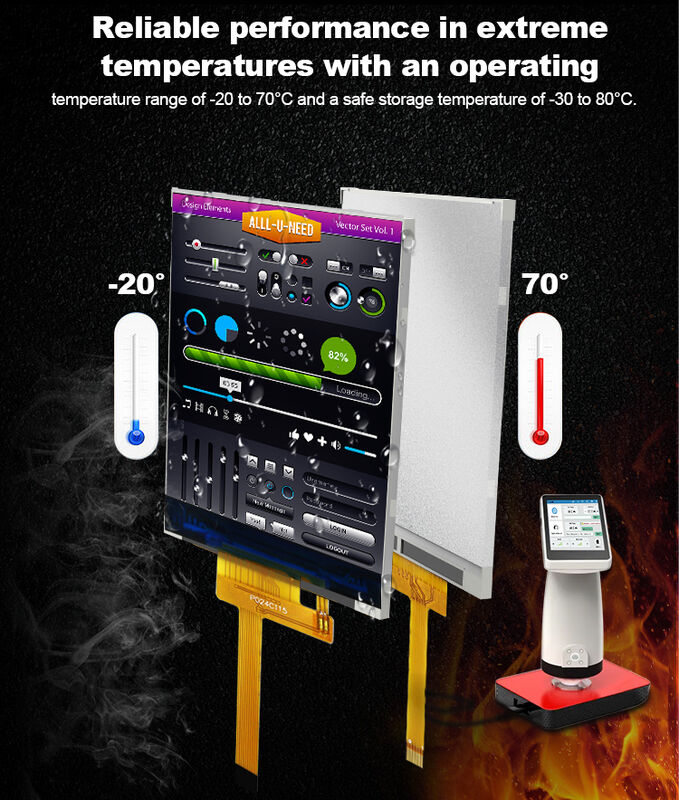 Οθόνη TFT Polcd 260 Nit HD 240X320 4 Wire SPI interface 2.4 Ίντσας Tft Lcd