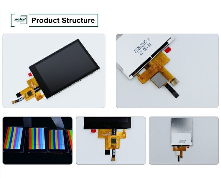 2.8 ίντσες 178° Ips Tft Συγκινητική οθόνη αφής πλήρης οπτική γωνία Spi Interface
