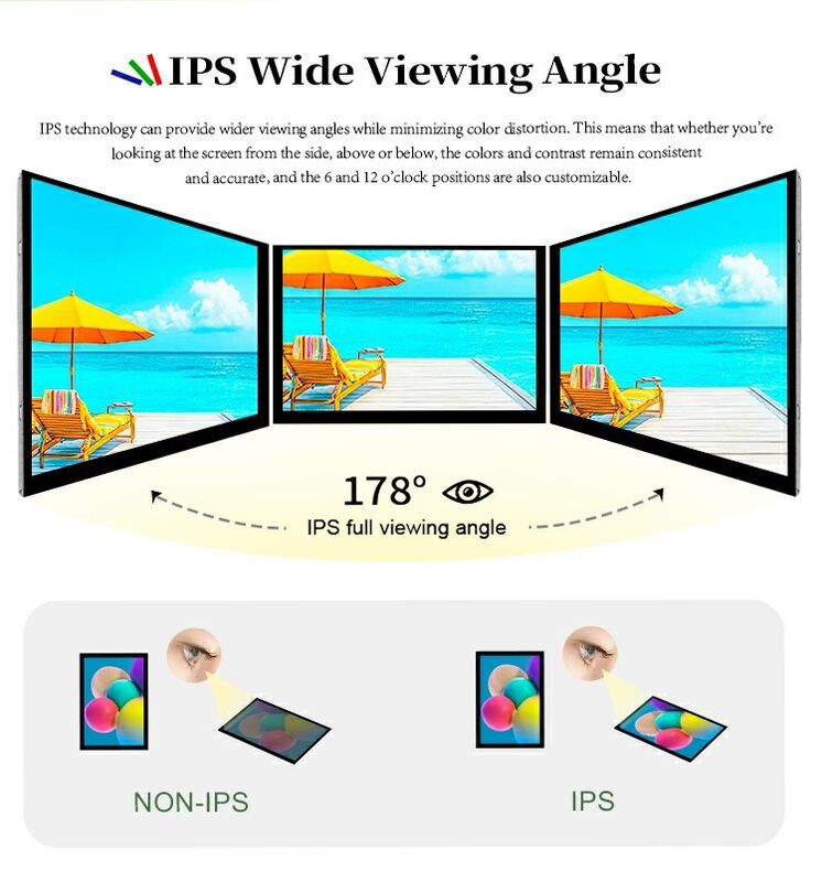 Polcd Υψηλή φωτεινότητα 5.5 ιντσών TFT οθόνη 720x1280 40 PIN LCD οθόνη για βιομηχανική ιατρική