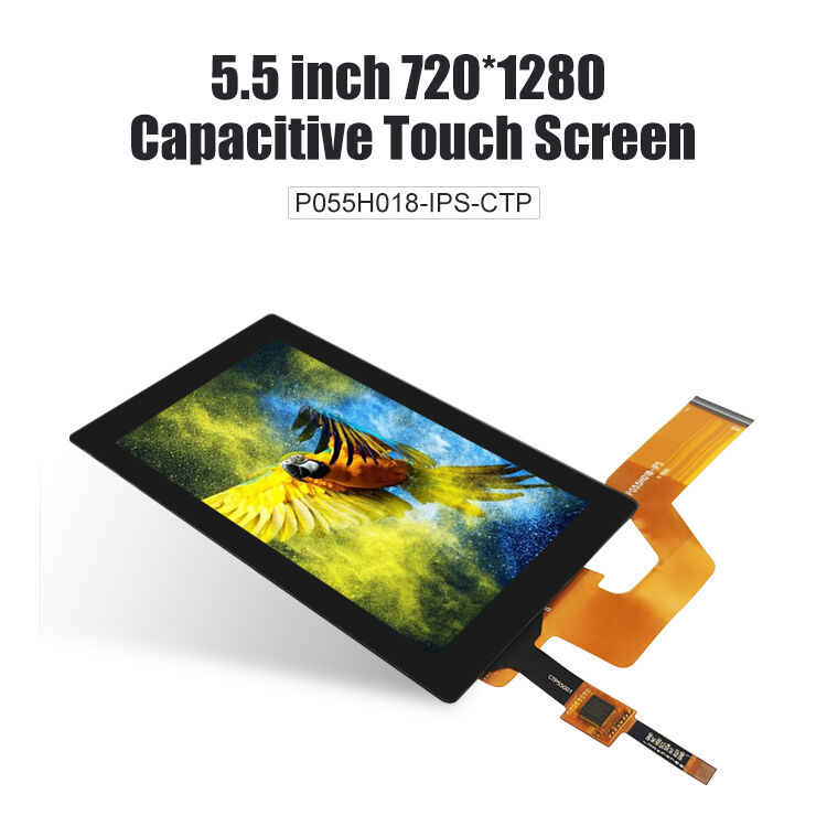 Polcd Υψηλή φωτεινότητα 5.5 ιντσών TFT οθόνη 720x1280 40 PIN LCD οθόνη για βιομηχανική ιατρική
