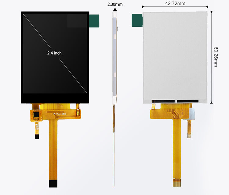 Polcd Μικρή Μονάδα LCD με άγγιγμα 2.4 