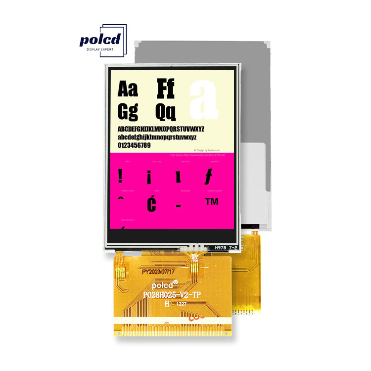 Polcd 240x320 ανάλυσης 37 pin TFT LCD ILI9341V Οθόνη αφής ic 2,8 ιντσών